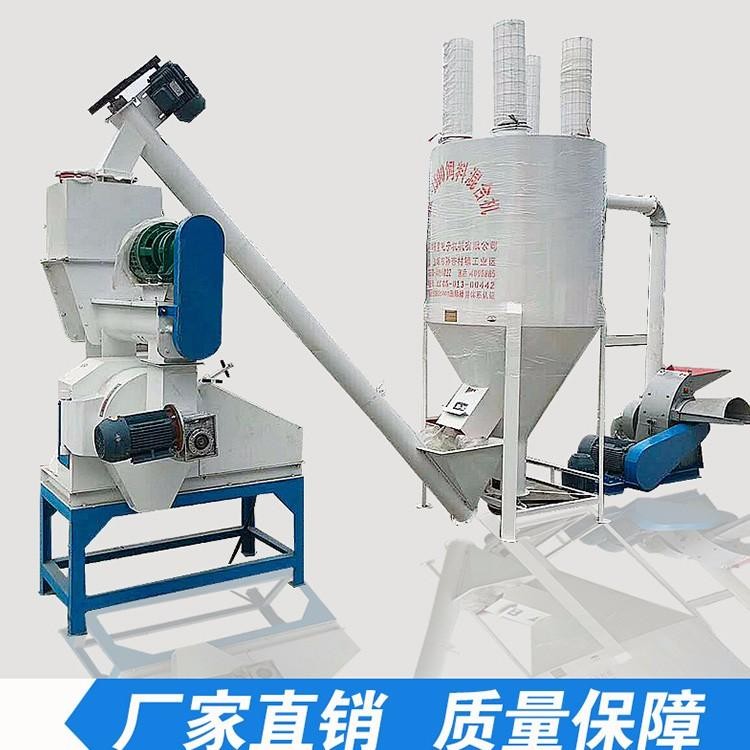 牛飼料加工機械成套設(shè)備 飼料機組廠家直銷