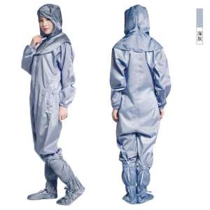 防靜電連體服無(wú)塵服廠家 無(wú)塵車間潔凈連體服定做